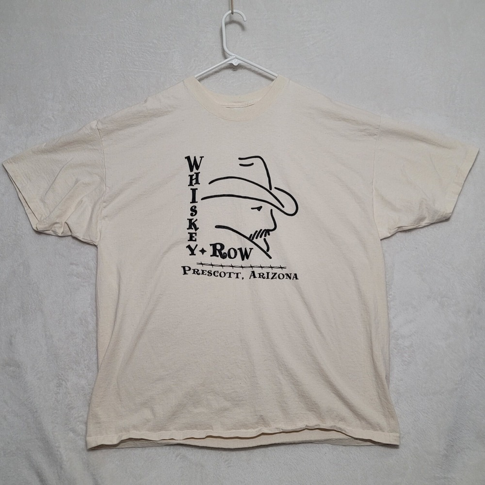 Whiskey Row Mens T‎ Shirt Size 2XL Big And Tall Hanes Prescott AZ